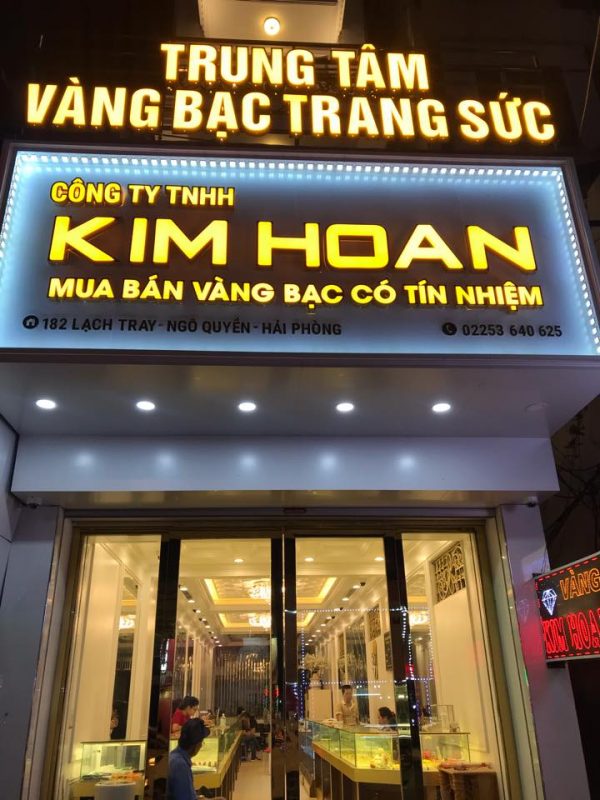 Thương hiệu vàng Kim Hoan nổi tiếng tại Hải Phòng