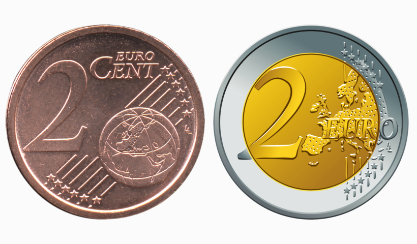 Cần phân biệt rõ các đồng xu có mệnh giá khác nhau như 1 Euro & 1 Cent